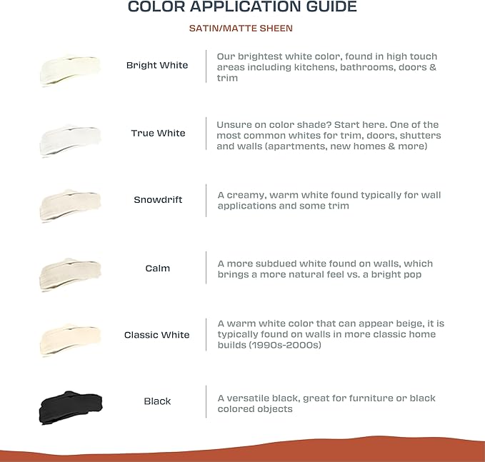Touch Up Paint, Classic White, two 1oz., Matte, w/brush in bottle, Quick drying, for Home repairs, Kitchen Cabinets