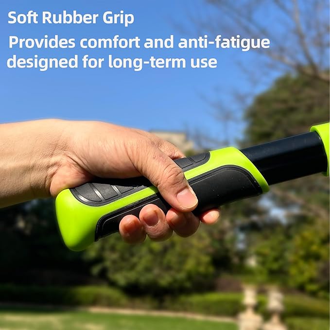 Hedge Clippers, Hedge Shears for Trimming Borders, Hedge Trimmer with Low-Friction Sharp Enough Blade, Garden Shears Gardening Tools with Soft Rubber Grip Bush Cutters Effortless Pruning 19 Inch