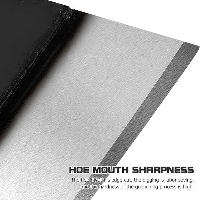 DOITOOL Hand Hoe Head Hoe Garden Tool Heavy Duty Agriculture Farming Head Round Eye Hoes Remove Grass Planting Digging Gardening Tool Weeding Hoe Head for Agriculture