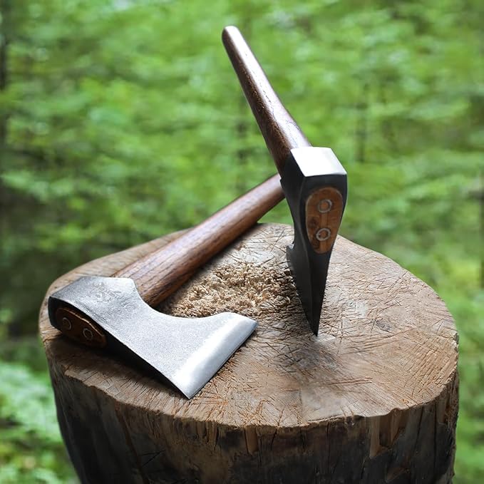 Competition Axe, 16.5" Throwing Axes with 1065 High Carbon Steel & Wooden Handle, Perfect for Axe Throwing Game, Competition and Recreation, Gift for Men