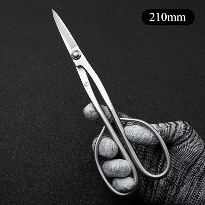 TianBonsai Bonsai Tools 5-Piece Alloy Steel Bonsai tool Kit In Cluding 210mm Long Handle Scissors / 205mm Branch Cutter / 205mm Knob Cutter / 200mm Straight Root Hook/Tweezers (NBK5-01)