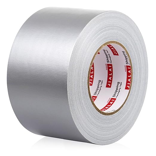 Duct Tape 3 inch, Industrial Grade Silver (Gray) Tape 3 inches x 55 Yards (164 ft), 9 Mil Heavy-Duty, Waterproof, UV Resistant for Crafts & Home Improvement