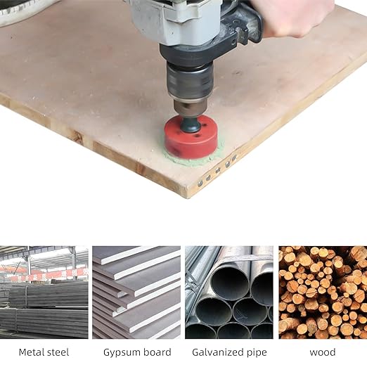 Hole Saw Kit, 11 Pcs 3/4" to 2-1/2" General Purpose Hole Saw Drill Bits, HSS Hole Cutter with Arbor for Wood, Plastic, Drywall,Size(19,22,25,28,35,38,44,51,54,57,64)