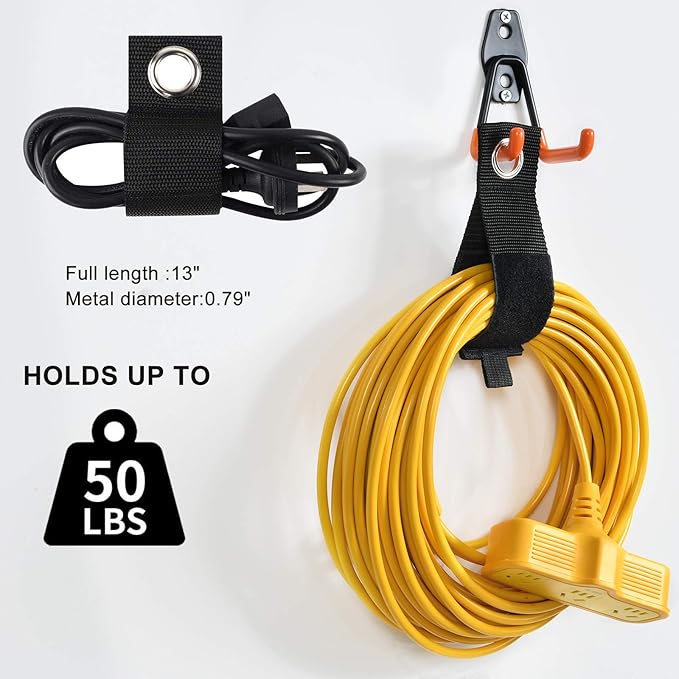 AOBEN Garage Hooks Heavy Duty Hooks for Garage Storage Wall Mount Garage Hanger & Organizer Hook (24PCS)-Gray