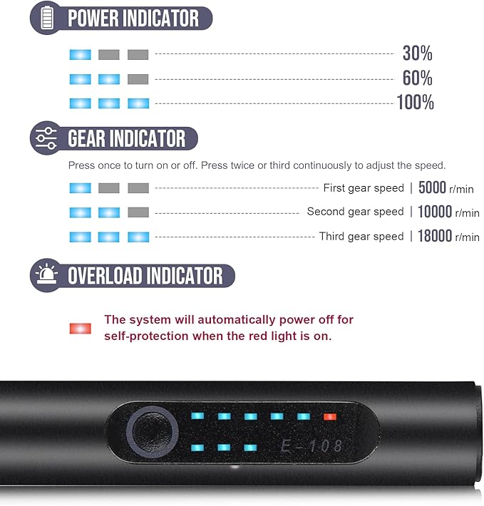 Electric Engraving Pen with 37 Bits, USB Rechargeable Cordless Engraving Machine, Portable DIY Rotary Engraver for Jewelry Wood Glass Stone Carving, Black