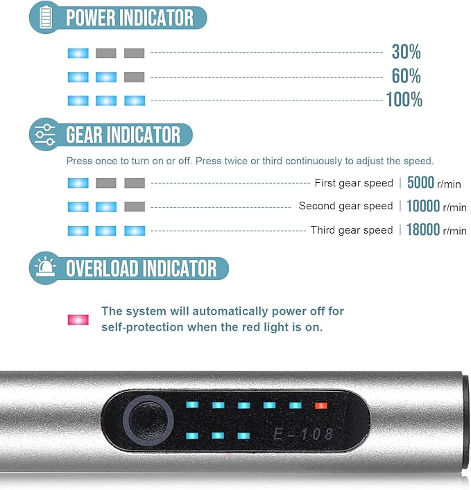Electric Engraving Pen with 37 Bits, USB Rechargeable Cordless Engraving Machine, Portable DIY Rotary Engraver for Jewelry Wood Glass Stone Carving (Silver)