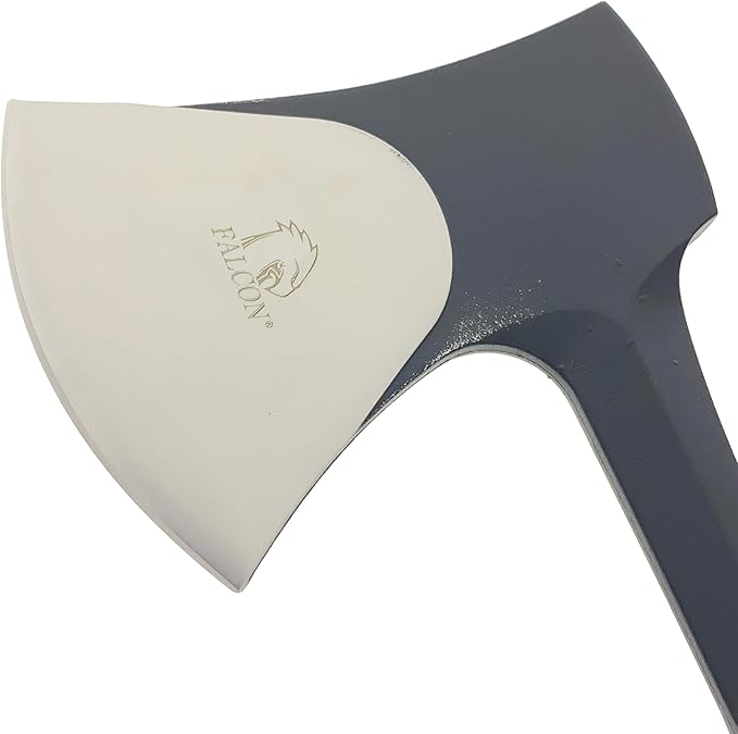 Otakumod 11" Tactical Ranger Axe. Hatchet. Stainless Steel Blade with Hard Cover. for Outdoor Camping - Hiking to Cut Branches, Make Fire. EDC Tasks (Black)