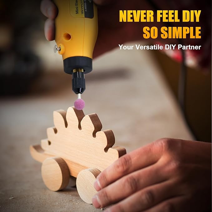Cordless Rotary Tool Kit for DEWALT 20V Max Battery, 6-Speed with 25 Accessories, Multi-Purpose Power Rotary Tool for Sanding, Polishing, Drilling, Etching, Engraving, DIY Crafts (No Battery)
