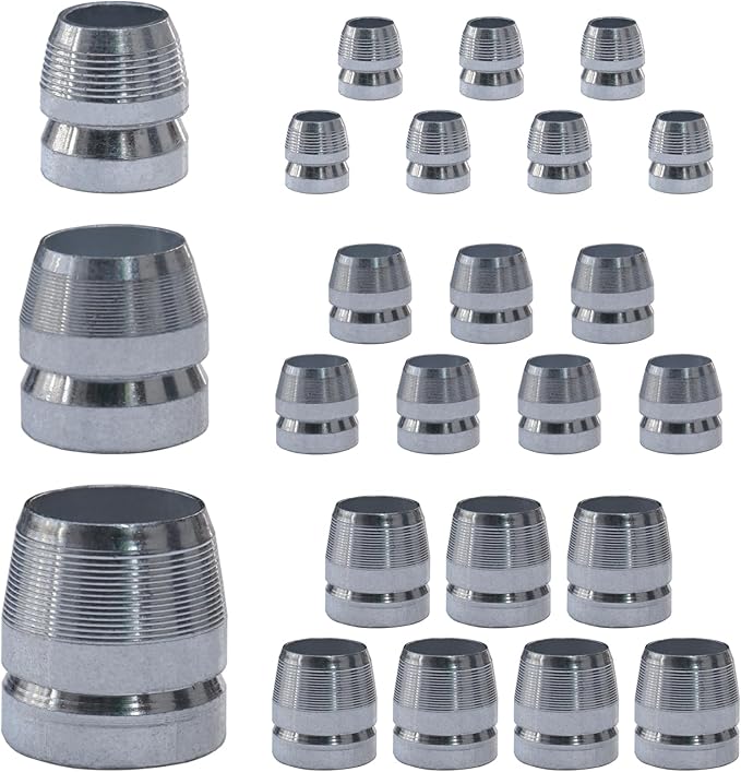 21 PCS Round Axe Handle Wedge Safety Metal Wedge Hammer Handle Wedges for Axe Hammer Sledge (0.31/0.39/0.47 Inch)