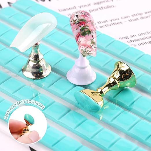 Sticky Mounting Putty for Wall Hanging Removeable Repositionable Adhesive Poster Non Marking Tacky Adhesive for Picture Hanging Crafts(Green,96)