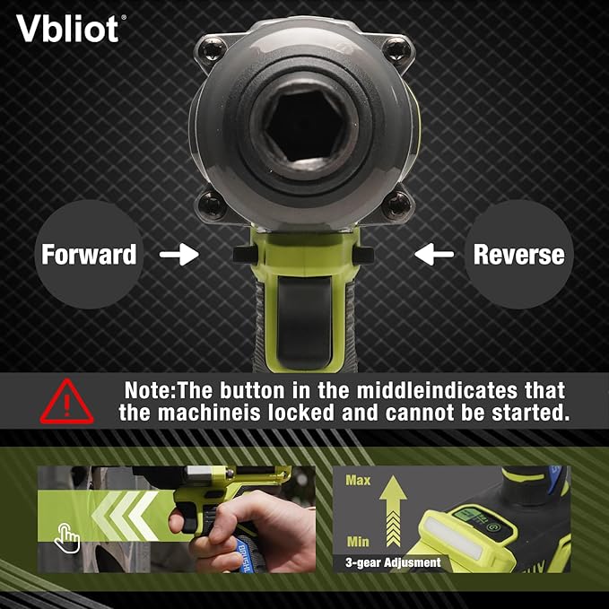 24V Cordless Impact Wrench, 450Ft-lbs(600N.m) Brushless Electric Wrench Kit with 3-Mode speed, Fast Charger and 2×5Ah Li-Ion Battery,Power Cmpact Driver with LED Light for Car Truck(IW2401)