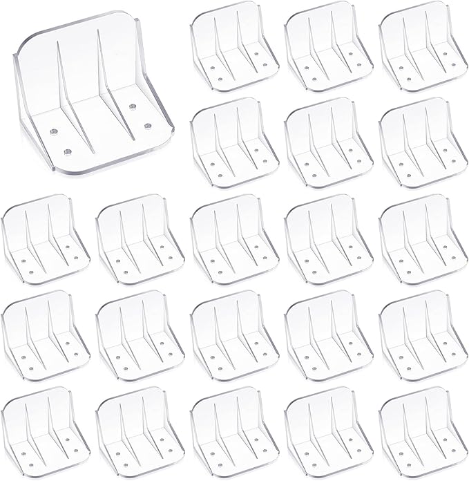 Taiyin 25 Pack Large Snow Guards for Metal Roofs 4 x 3 x 3 Inch Jumbo Ice Guard Snow Stops for Prevent Sliding, Without Screws or Adhesive (Clear)