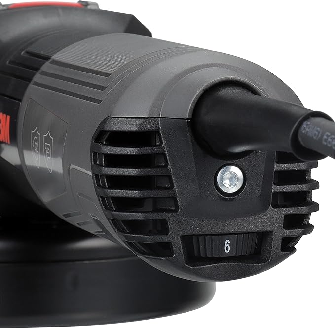 3M Electric Angle Grinder, 11130, VS, 4.5-5 in Slide Switch, 13-Amp, 120V, for Cutting, Grinding, Polishing and Rust Removal,1 EA