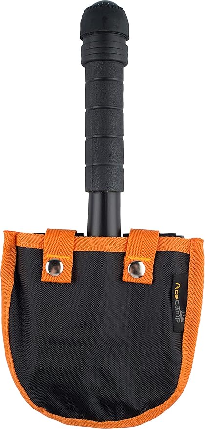 AceCamp 12 in 1 Survivor Multi-Tool Shovel, Emergency Shovel Tool Kit for Car, Camping, Backpacking, Hiking, Hunting, Multipurpose Portable Axe Hatchet Combo, Tactical Survival Multifunction Shovel