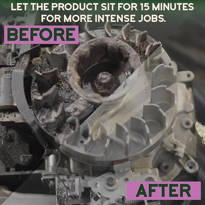 Degreaser - Eco-Friendly (11 oz, Pack of 1), Degreaser Cleaner Spray - Oven Cleaner, Grill & Brake Cleaner, Dissolves Grease & Grime - Plant-Based, No Petroleum, Non-Toxic, No PTFE