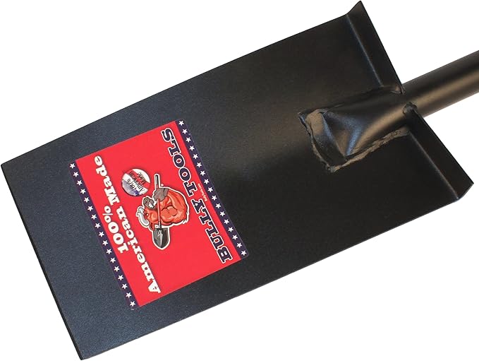 Bully Tools 72500 12-Gauge Edging and Planting Spade with American Ash D-Grip Handle