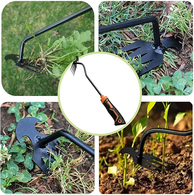 Weeding Tools 3 pcs,Portable Garden Weeder Tool,2025 New Weed Puller Tool,for Hand Weeder Puller for Vegetable Gardening Backyard Farm Planting & Uprooting Weeding Tool