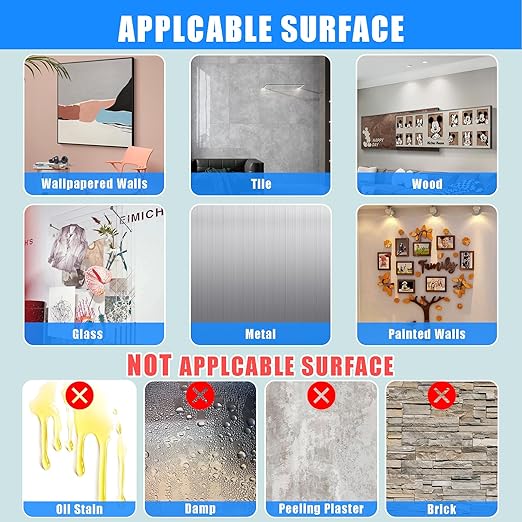 Made of 3M 0.6in Clear Poster Putty, Removable No Damage Double Sided Adhesive Dots, Waterproof Heat Resistant Mounting Putty Sticky Tack (60)