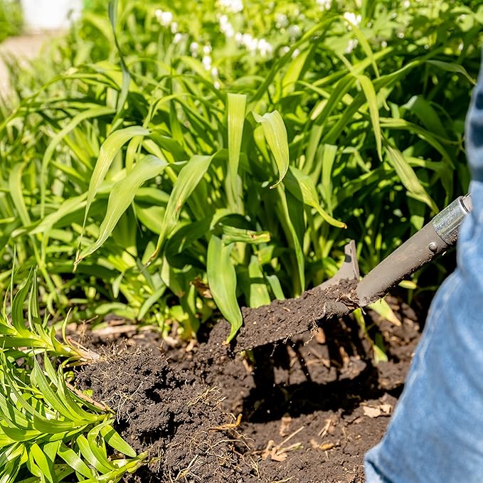Radius Garden 23311 Root Slayer Perennial Shovel, Red