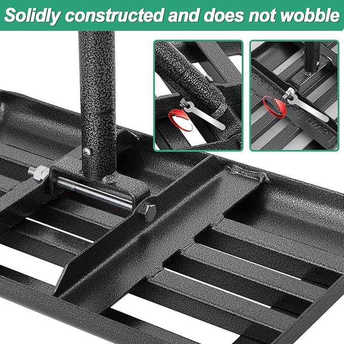 COCONUT Lawn Leveling Rake, 17x10 Heavy Duty Metal Head with Stainless Steel Grip, Adjustable Handle Dirt Ground Level Tool for Yard Garden (72 Inch)