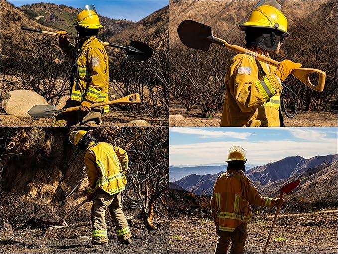 IDEALSPATEN - Made in Germany Since 1899 - Dresden Ditch Digger - T-Handle Professional Trench Irrigation Digging Spade 7.75lb - 51in (Dresden)#IS140