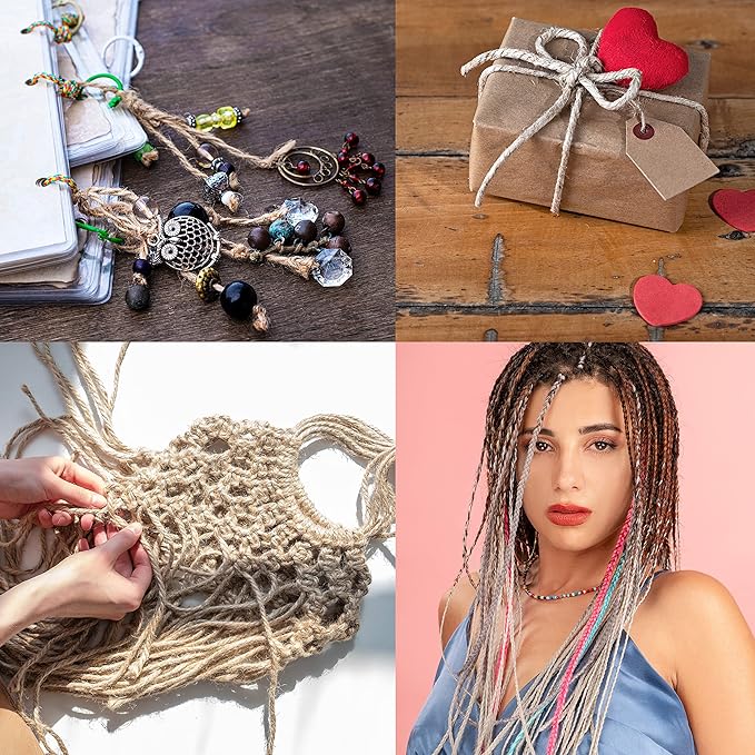 The Beadsmith 100% Hemp Cord – Earthy Browns – 2mm, 197 Foot Spool, 20LB Test Strength – Twine for Jewelry Making, Macrame, Paper Crafts, Gardening, Scrapbooking, Home Décor, DIY String Art & More