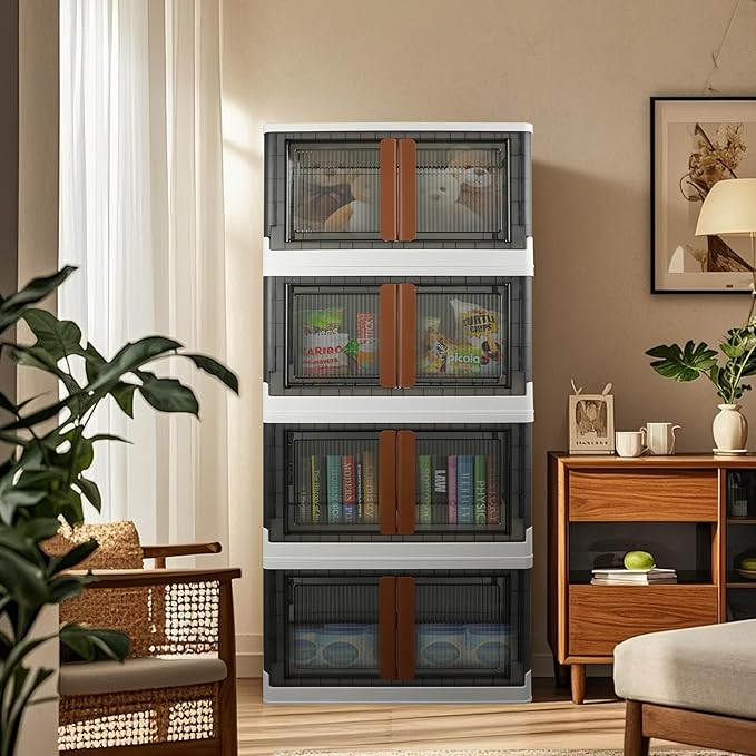 Maximizing Closet Space with Stackable Bins