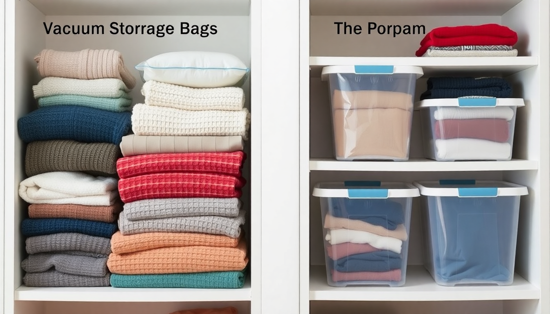 Vacuum Bags vs. Bins: The Ultimate Seasonal Storage Showdown