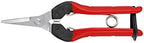 Felco F321 Pruning Snips – 7" Swiss-Made Garden Clippers with Curved Blade & Rounded Tip | Pruning Shears for Gardening | Garden Snips and Pruners with Carbon Steel Blade, Sap Groove