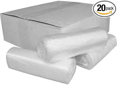 Trash Can Liner - Wholesale Garbage Bags on Perforated Roll Multipurpose for Office Business Home Commercial and Industrial needs (40" x 48" 14mic 250 Count)