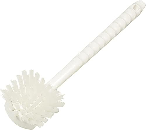 SPARTA 4050000 Nylon Utility Scrub Brush, Cleaning Brush, Utility Brush With Hanging Hole For Kitchen, Restaurant, Home , 20 Inches, White, (Pack of 12)