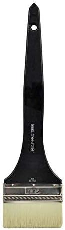 Liquitex Large Scale Broad Flat/Varnish Brush, Long Handle, 4"
