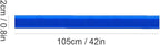 45cm 18in Window Squeegee with 105cm 42in Spare Silicone Rubber Blade (Blue, 18in/45cm+Blade)