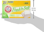 Arm & Hammer Fabric Softener Sheets, Free of Perfumes and Dyes, 100 ct (Pack of 2)