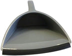 HandyPan Heavy Duty Dustpan, Gray- Large Dust Pan Made in the USA with Tight Seal Lip to Keep Dust, Dirt, Debris In-Great for Home, Shop, Garage Use-Stackable, Standing Dustpan for Wet or Dry Tasks