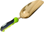 Garden Guru Super Strong Titanium Garden Scoop Trowel Shovel Transplanter - Rust Resistant - Ergonomic Handle - Perfect Hand Shovel for Gardening Transplanting and Digging (2 Pack)