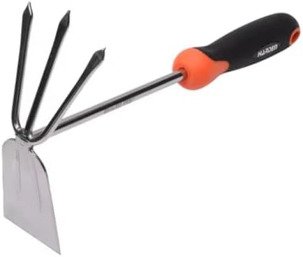 Garden Tool Set – Stainless Steel Spade & Combination Hoe & Fork – Heavy-Duty, Rust-Resistant, Ergonomic TPR Grip – Ideal for Digging, Planting, and Weeding