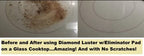 Shower Door Glass Hard Water Stain Remover, Cleans Stainless Steel, Porcelain, and More! Diamond Luster Eliminator Pad Bundle By Diamond Seal Systems