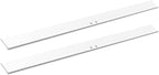 Standard Shower Glass Doors Squeegee Replacement Silicone Rubber Blade 10 inch 2PCS(White)