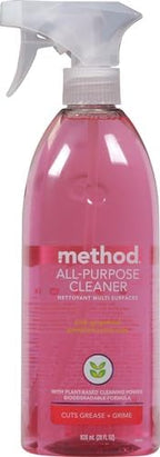 Method All-Purpose Cleaner, Pink Grapefruit, Plant-Based and Biodegradable Formula Perfect for Most Counters, Tiles, Stone, and More, 28 oz spray bottle (Pack of 2)