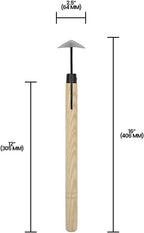 Zenport J6-15 Robo Kama Japanese Hoe, 5.5 Inch Blades, Beige - 3 Pack