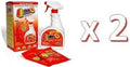 OVERSTOCK ITEM! Quick 10 (Carpet, Clothing, Upholstery & Pet Stain Remover) Includes 2, 32 oz. bottles and 4 powder packets!! Get 2 kits for the price of 1.5!