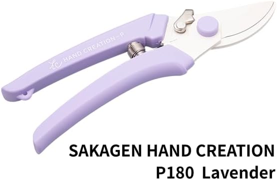Pruning shears Made in JAPAN Garden Scissors Flower Shears SAKAGEN HAND CREATION P-180 (Atmos Green)