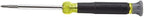 Klein Tools 32581 4-in-1 Electronics Screwdriver Set with 2 Slotted, 2 Phillips Precision Machined Bits, Ideal for Terminal Blocks