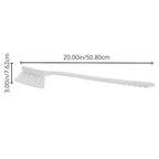 SPARTA 40501EC09 Plastic Large Scrub Brush, Kitchen Brush, Utility Brush With Long Handle For Cleaning, 20 Inches, Green