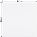 HOMEXCEL White Microfiber Cleaning Cloth 12 Pack, 12.5 x 12.5 inch Microfiber Towels for Cars, Ultra Absorbent Car Washing Cloth, Lint Free Streak Free Cleaning Rags for Car, Kitchen, and Window