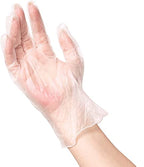 ForPro Disposable Vinyl Gloves, Clear, Industrial Grade, Powder-Free, Latex-Free, Non-Sterile, Food Safe, 2.75 Mil. Palm, 3.9 Mil. Fingers, Small, 100-Count