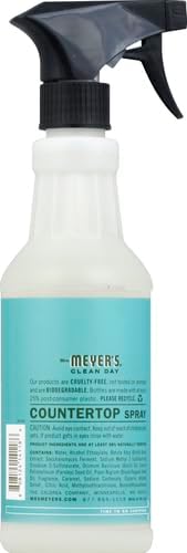 MRS. MEYER'S CLEAN DAY All-Purpose Cleaner Spray, Basil, 16 fl. oz (Pack of 2)
