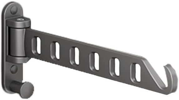 JOOM Laundry Drying Rack Wall Mounted Clothes Drying Rack Clothes Hanger Grey