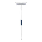 Unger 12” Outdoor Window Scrubber and Squeegee Kit with 5’ Telescopic Pole for High Access, Cleaning Supplies for Mirrors and Glass Surfaces, Machine Washable Sleeve